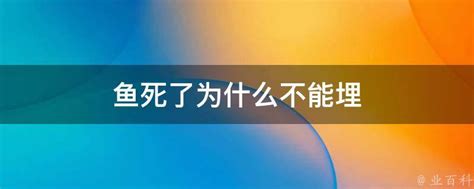 鱼死了|为什么你家的鱼总是养不活？六种常见的死鱼方式告诉你如何避免~